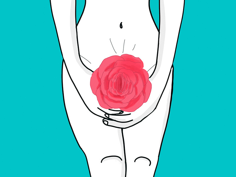 #LetsTalkPeriods health periods menstruation doodle girl dribbblecommunity art illustration