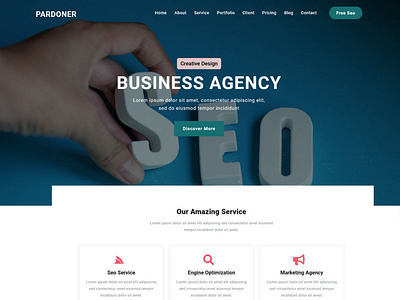 Pardoner is a Seo Marketing Theme