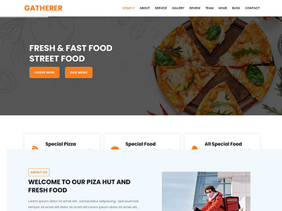 Gatherer- Food & Restaurants Bootstrap 5 Template