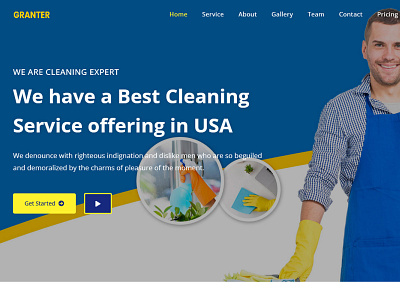 Granter is a elegant and house cleaning Company theme
