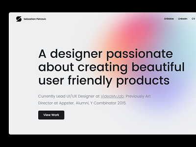 Redesigning my portfolio - Webflow