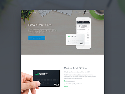 Shift Bitcoin Debit Card