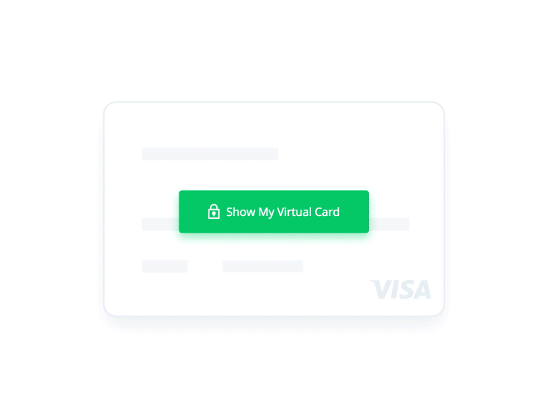 Digital Card Shot animation clean credit card digital card empty state signup smooth ui