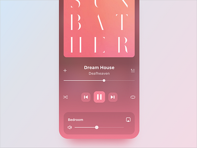 Music Player Redesign - 4 Years Later app clean color minimal modern music music player simple ui ux