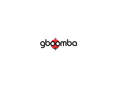 Gboomba logo minimal type