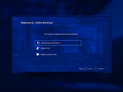 Online Banking Integration in Playstation dark darktheme minimal ui uiux