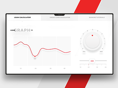 Loan Calculator design fintech innovation minimal ui uiux ux