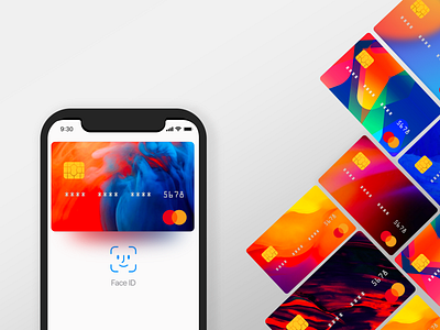 Digital Bank Credit Card colourful design financial minimal product design visual