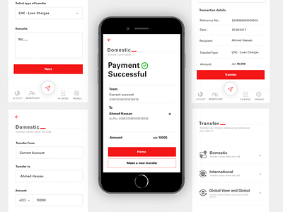 FX_APP bank app cleanui minimal payment ux