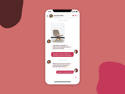 Summer Camp UI #11 - Direct messaging app chat daily ui design ui