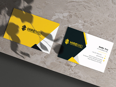 Hireme.vip Business card Design branding businesscard graphic design logo print typography