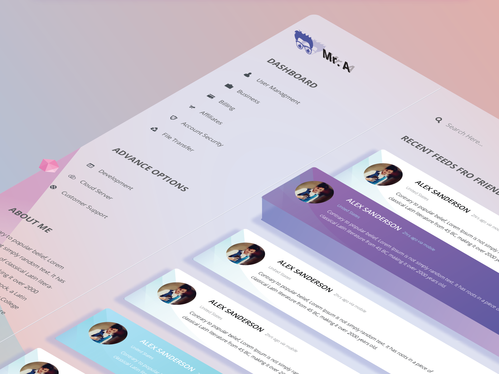 Inspirational Dashboard UI Design by Ameer on Dribbble