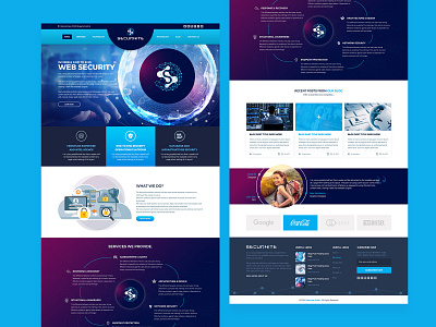 SECURNITE design graphic design logo typography ui ux website wireframe