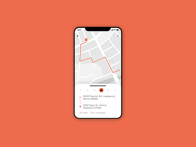 Daily UI #020 - Location Tracker