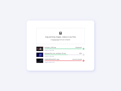 Daily UI #031 - File Upload dailyui design experiencia do usuario figma file upload ui upload user experience ux uxui