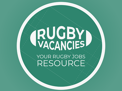 Logo/Profile Picture Concept for Rugby Vacancies branding design graphic design illustration illustrator logo logo design minimal typography vector