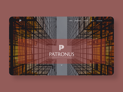 Patronus brand design brand identity landing page web website design