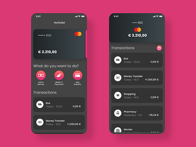 MyWallet banking credit card finance mobile
