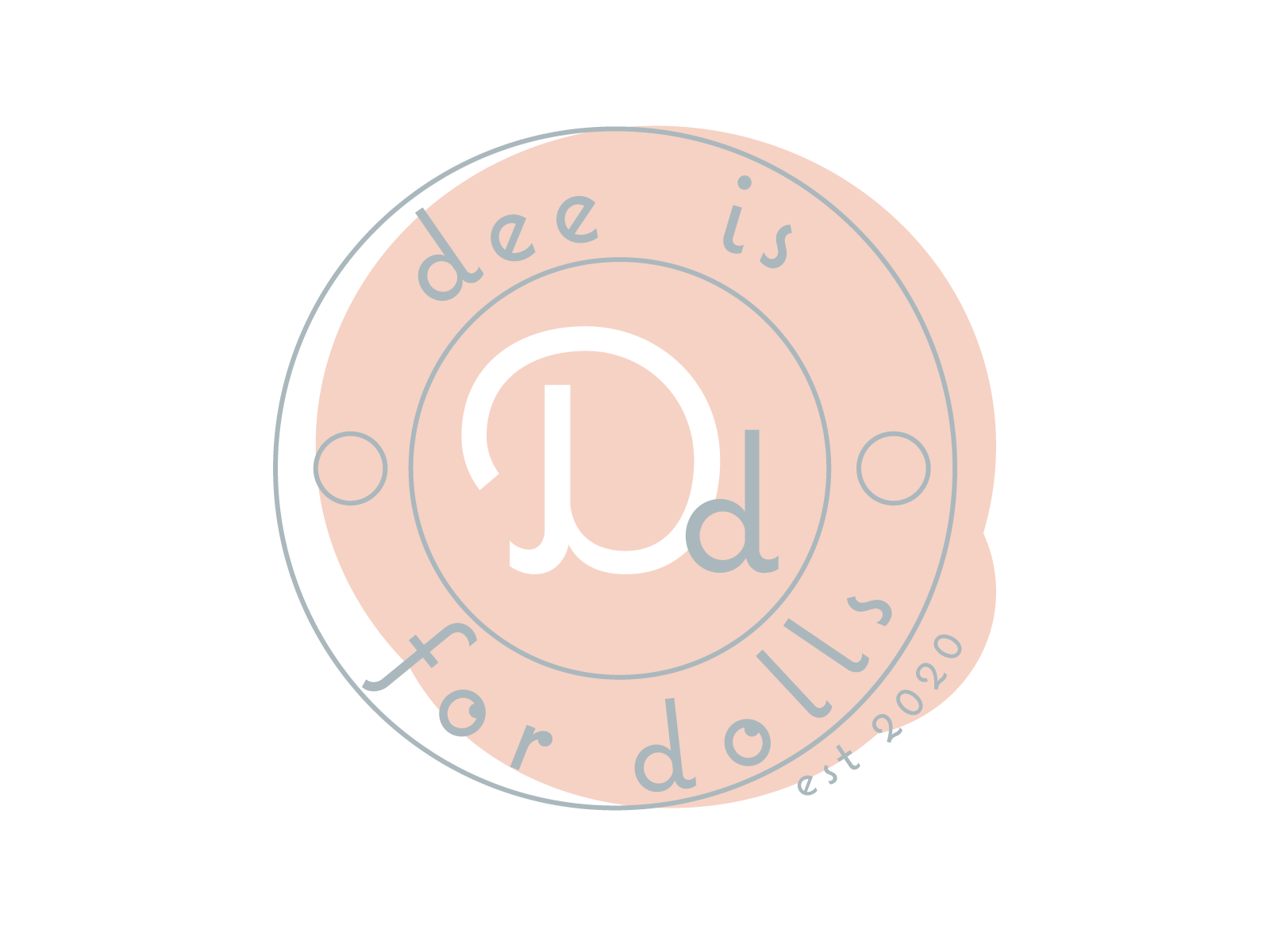 Dee is for Dolls Logo branding design logo vector