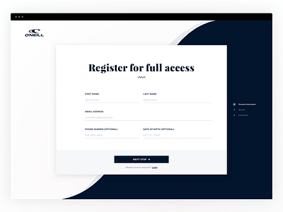 Daily UI #001 - Sign Up