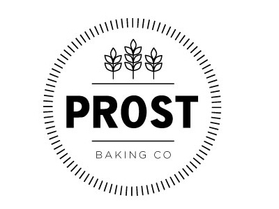 Prost Baking Co. baking branding german logo wheat