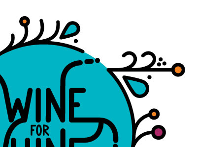 Wine Label lettering monowidth wine