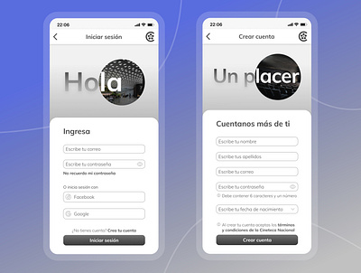 Sign in and sign up screens app daily ui figma mobile mobile design ui ux