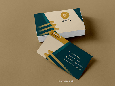 Moeza Formal - Business Card business card business card design illustration luxury vector