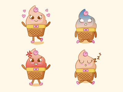 Cup Cake - Cute Character Vector