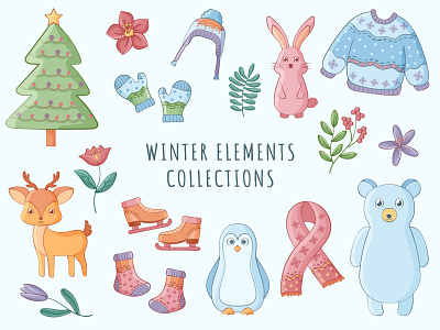 Winter - Illustration cute