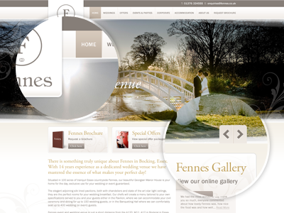 Fennes web design website