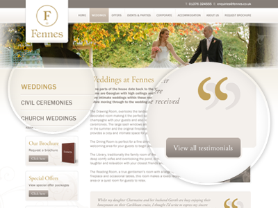 Fennes lower level web design website