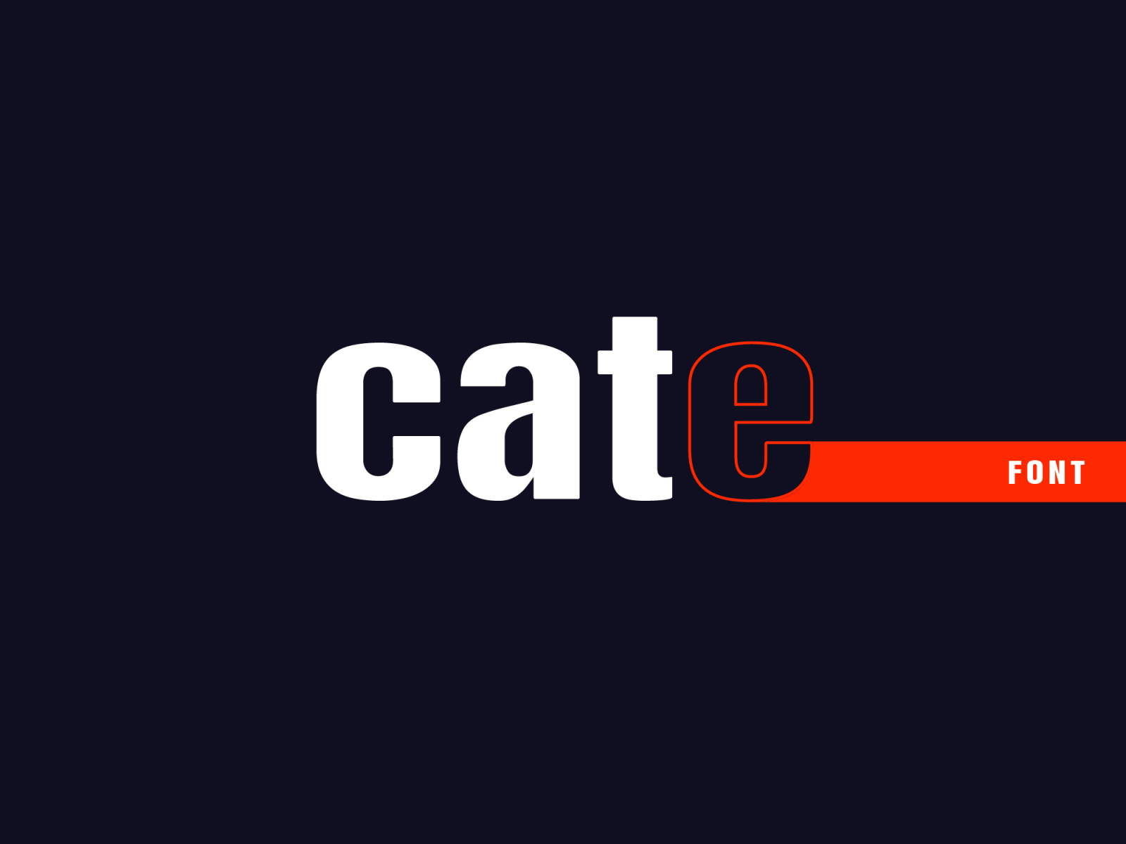 Cate Font by Design Stag on Dribbble