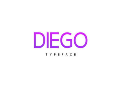 Diego Font advertisement app branding design display font font fonts headings icon logo magazine minimal font typeface typography typography poster ux web