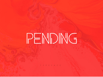 Pending Typeface craft creative fonts decorative decorative font decorative typeface font for logos font free free font free fonts logotype pending typeface poster design
