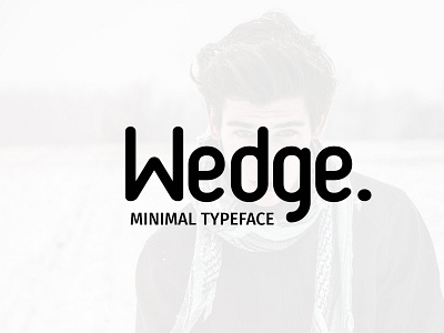 Wedge minimal Typeface