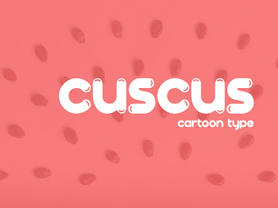 Cuscus Cartoon Type branding cuscus cute font elegant font font freefont modern font new font web font