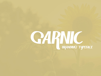 Garnic Font branding elegant font fonts free fonts garnic garnic font ligature web font