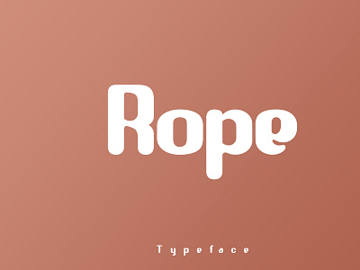 Rope Typeface branding craft creativefonts cute decorative elegant font for logo fonts free font logo logo font logotype new font popular font simple trending font typography web