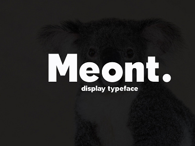 Meont Display Typeface