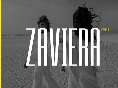 ZAVIERA TYPE branding creative display eafont elegant fashion font logo logos monogram typography web