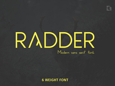 Radder Variant Font advertisement branding font display font elegant font font for display font for logo fonts simple typography web font