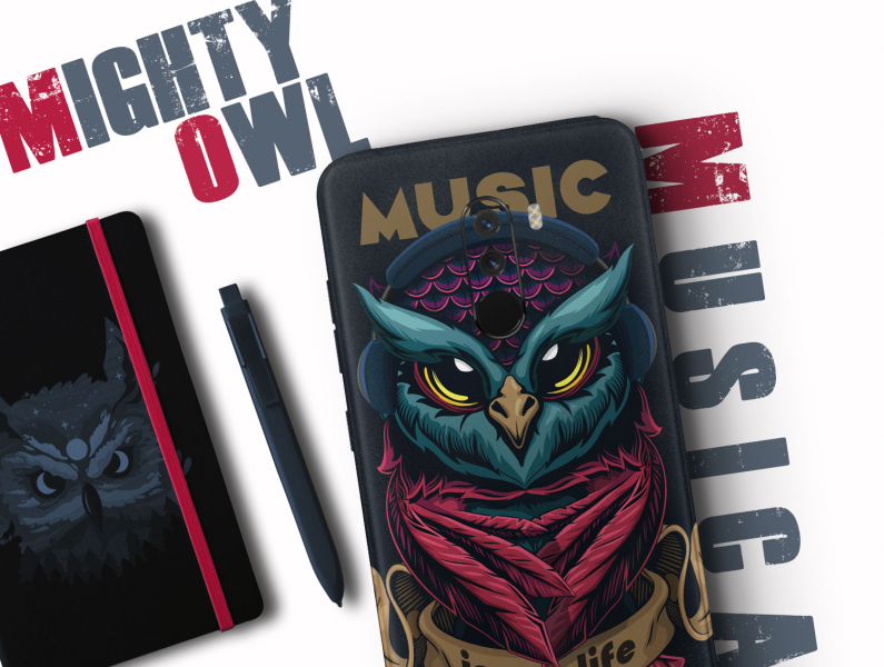 Mighty Owl Skin Mockup by Rushikesh Hande on Dribbble