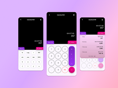 Basic Calculator Mobile UI 3d aestheticdesign branding calculatorui dailyui design figma minimal mobileui ui uidesign uiux usabledesign