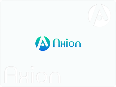 Axion LOGO app branding design graphic design icon illustration logo simple symbol typography ui ui ux ux web web design