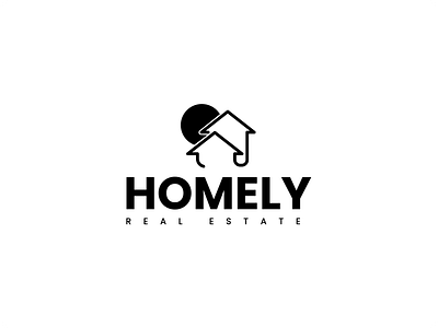 Homely LOGO app branding design graphic design icon logo mark simple symbol ui ui ux ux vector web design