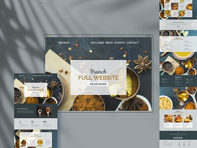 Spice & Food Website Design app branding design food graphic design icon illustration logo spice typography ui ux ux web design website