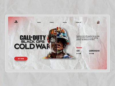 Call Of Duty Cold War Website app behance colors design dribbble games illustration landingpage morden product ps5 typography ui uidesign ux uxdesign uxui web webdesign website