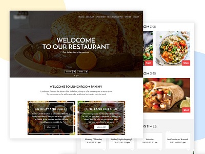 Restaurant Website Design app design restaurant website web design website websitedesign websites