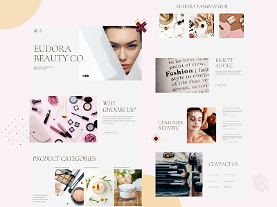 Eudora Beauty Co. - Beauty Website Design